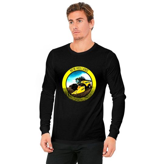 New Holland simple agriculture design - New Holland Combine - Long Sleeves