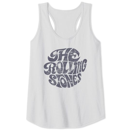 The Rolling Stones Sand Logo Keith Richards Tee Tank Tops