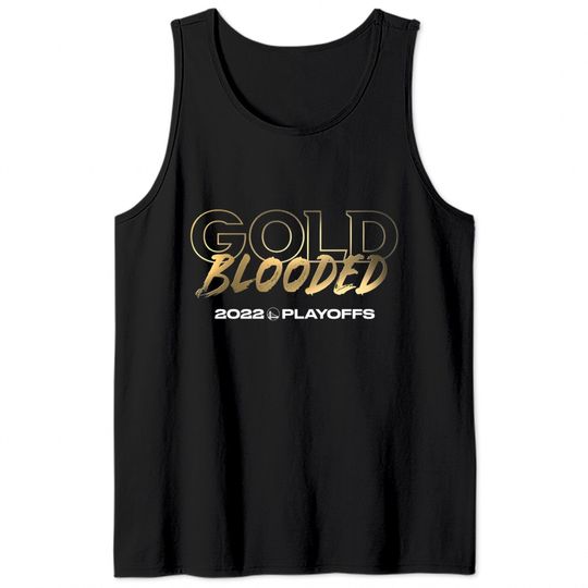 Gold blooded Warriors Tank Tops