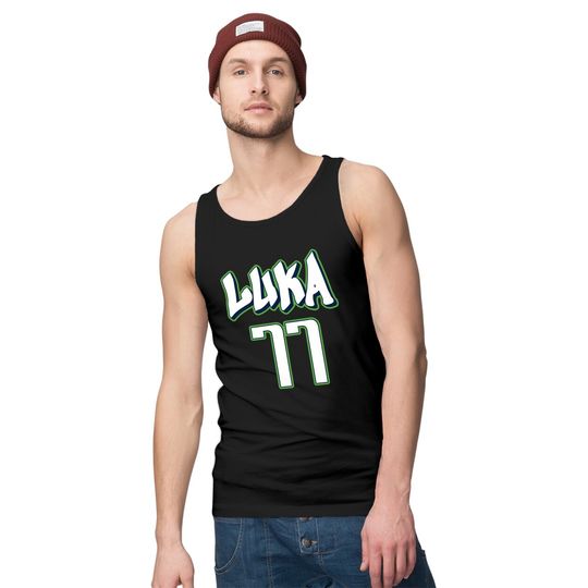 Luka Doncic 77 City Jersey Classic Tank Tops