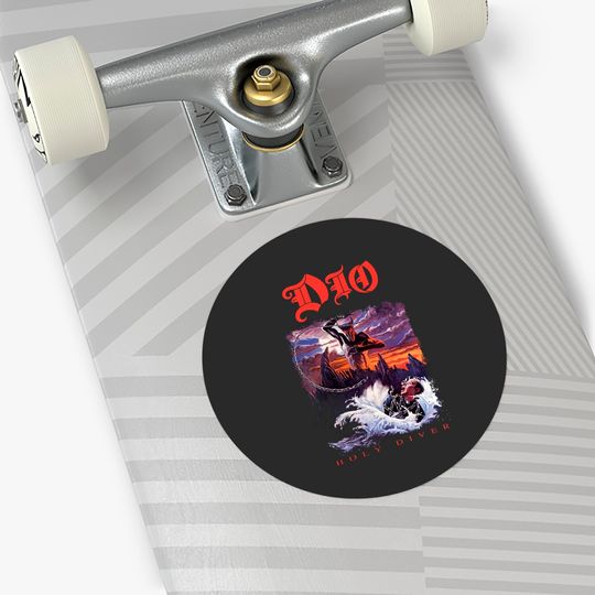 Dio Ronnie James Dio Holy Diver Rock Sticker Stickers