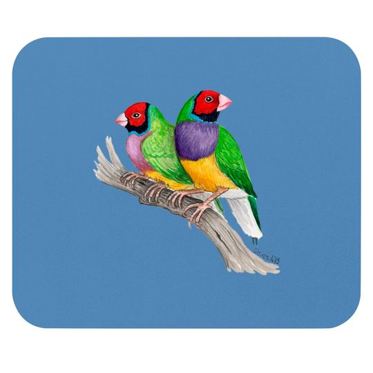 Discover Gouldian Finches Classic Mouse Pads