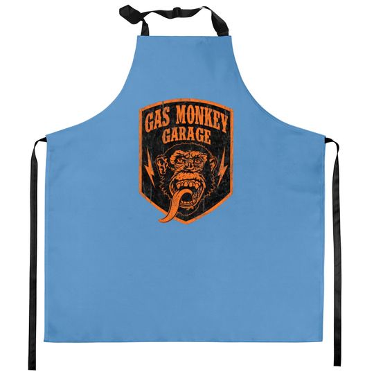 Gas Monkey Garage Shield Kitchen Apron Kitchen Aprons
