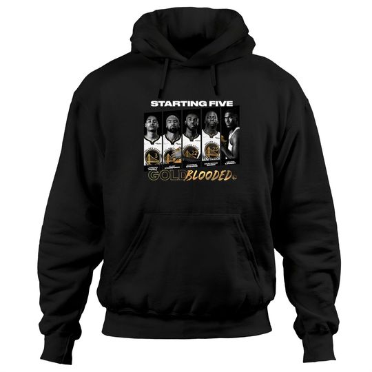 Warriors Gold Blooded Shirt, Standing Five Gold Blooded Hoodies,
