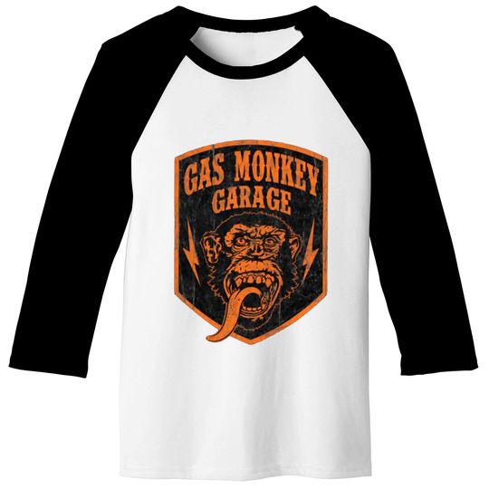 Gas Monkey Garage Shield Tee Baseball Tees