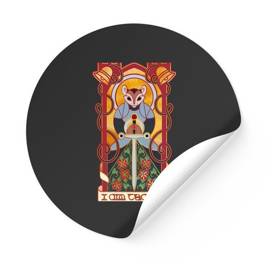 Redwall Tapestry - Martin The Warrior - I AM THAT IS Classic Stickers