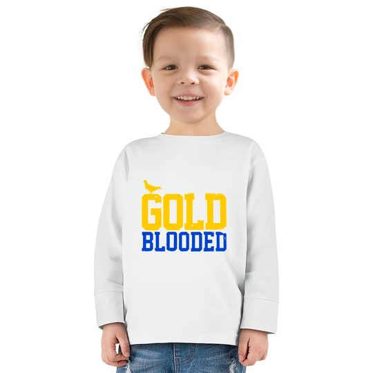 Warriors Gold Blooded 2022 Shirt, Gold Blooded unisex  Kids Long Sleeve T-Shirts