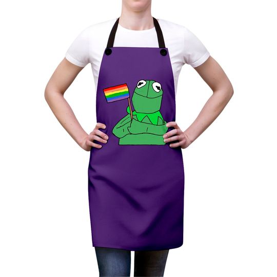 Gay Pride Kermit - Kermit - Aprons