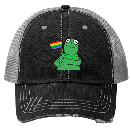 Gay Pride Kermit - Kermit - Trucker Hats