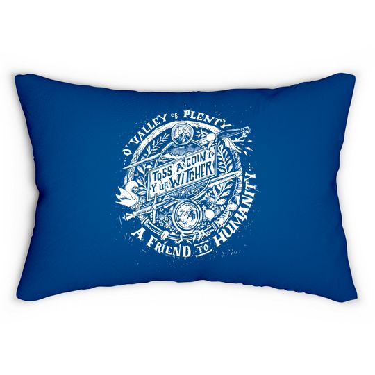 The Witcher Lumbar Pillow | Toss a coin to your witcher Lumbar Pillows