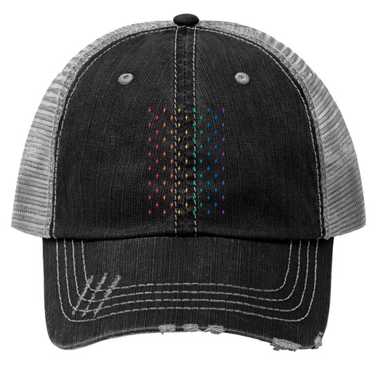 Discover Rainbow Lightning Bolts - Rainbow - Trucker Hats