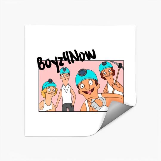 Discover Boyz 4 Now - Bobs Burgers - Stickers
