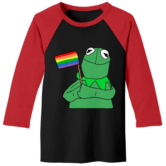 Gay Pride Kermit - Kermit - Baseball Tees