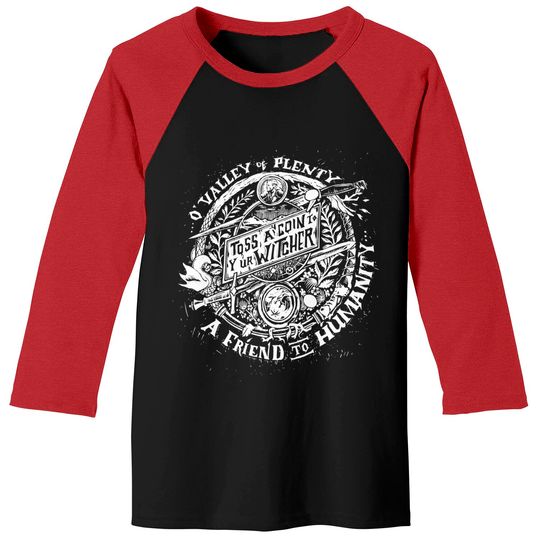 The Witcher Shirt  | Toss a coin to your witcher Baseball Tees