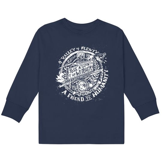 The Witcher Shirt  | Toss a coin to your witcher  Kids Long Sleeve T-Shirts