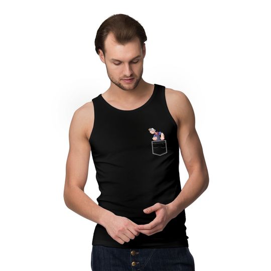 Popeye on my Pocket - Popeye - Tank Tops