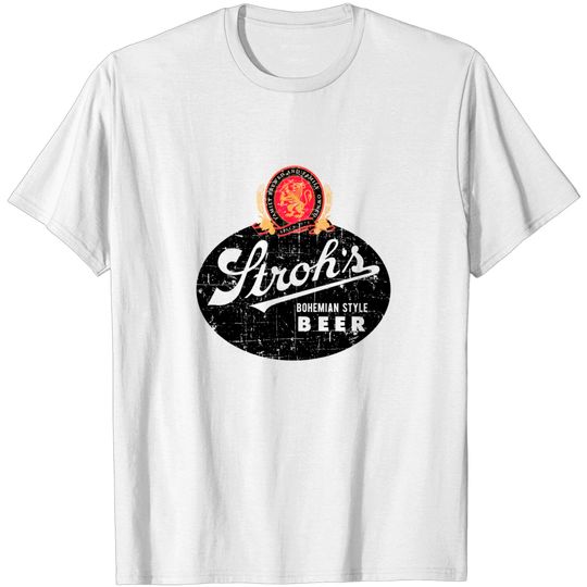 Discover Stroh's Beer - Beer - T-Shirt