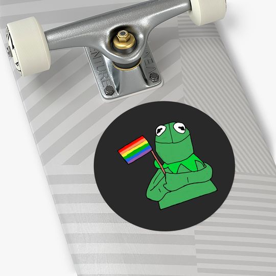 Gay Pride Kermit - Kermit - Stickers