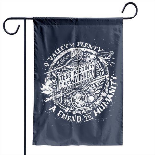 The Witcher Garden Flag | Toss a coin to your witcher Garden Flags