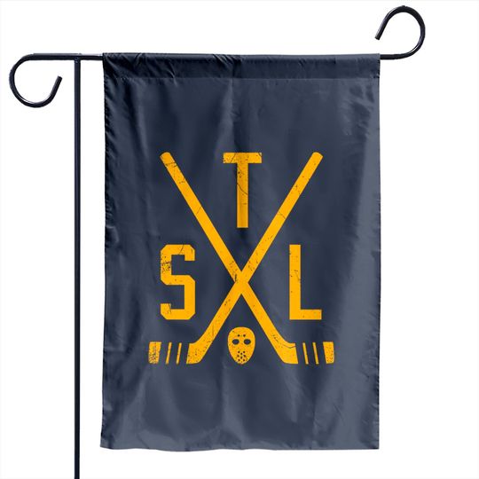 STL Retro Sticks - Blue - St Louis - Garden Flags
