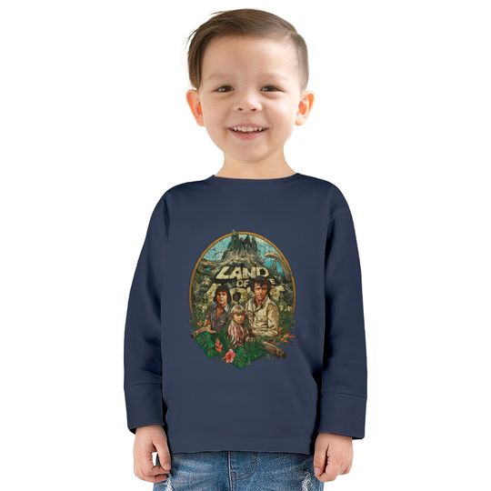 Land of the Lost 1974 - 70s Tv -  Kids Long Sleeve T-Shirts