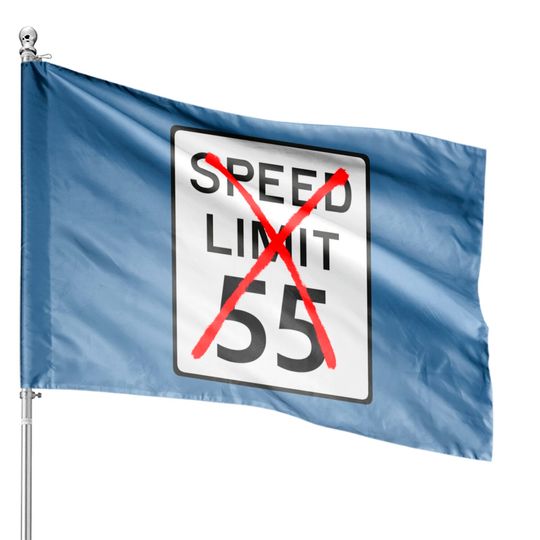 Discover Speed Limit 55 - The Cannonball Run - House Flags