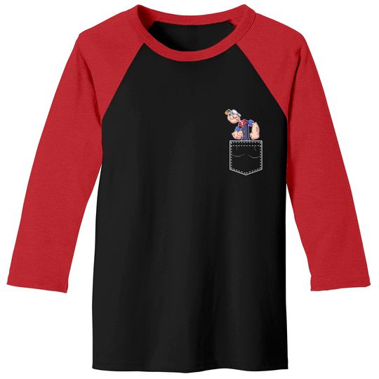 Discover Popeye on my Pocket - Popeye - Baseball Tees