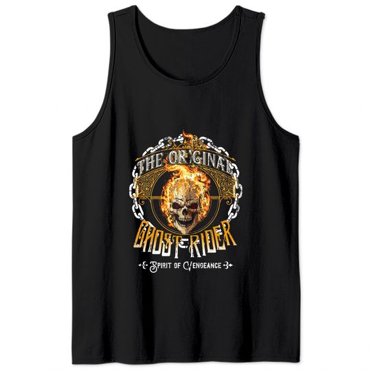 The Original Ghost Rider, distressed - Ghost Rider - Tank Tops