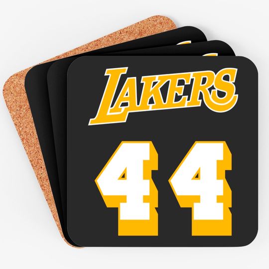 Jerry West Jersey - Jerry West - Coasters