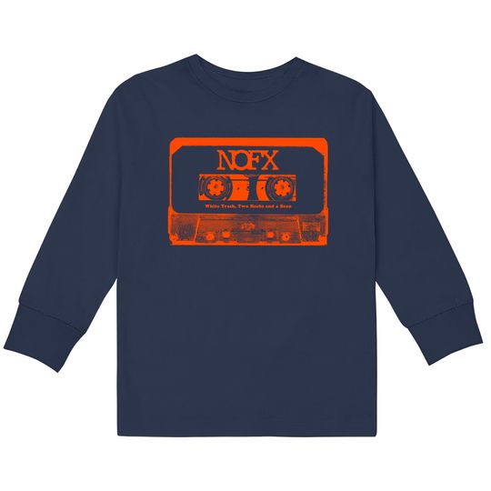 Nofx Cassette Tape - Nofx -  Kids Long Sleeve T-Shirts