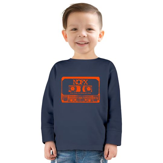 Nofx Cassette Tape - Nofx -  Kids Long Sleeve T-Shirts