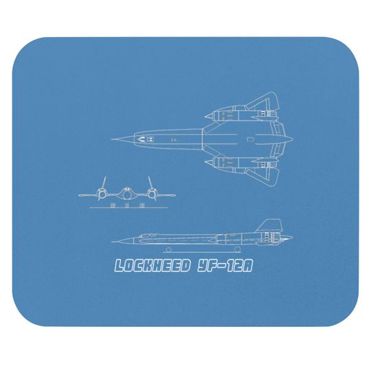 Discover Lockheed YF-12A (Stealth Fighter) (white) - Stealth Fighter - Mouse Pads