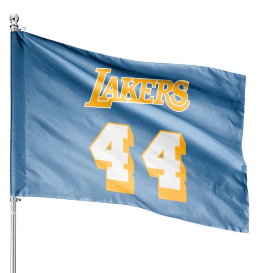 Jerry West Jersey - Jerry West - House Flags