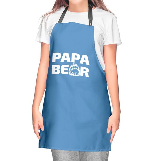 papa bear - Papa Bear Father Day Gift Idea - Kitchen Aprons