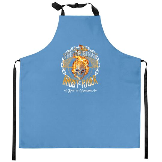 The Original Ghost Rider, distressed - Ghost Rider - Kitchen Aprons