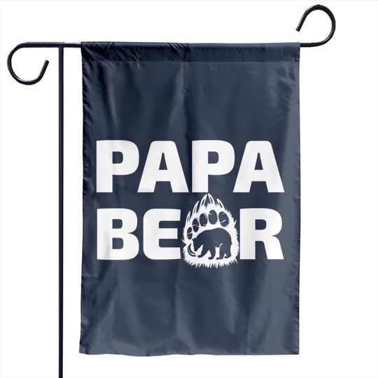 papa bear - Papa Bear Father Day Gift Idea - Garden Flags