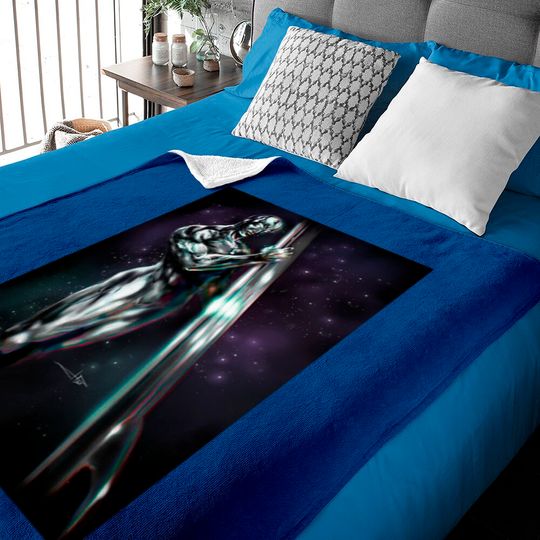 Silver Surf - Silver Surfer Marvel - Baby Blankets