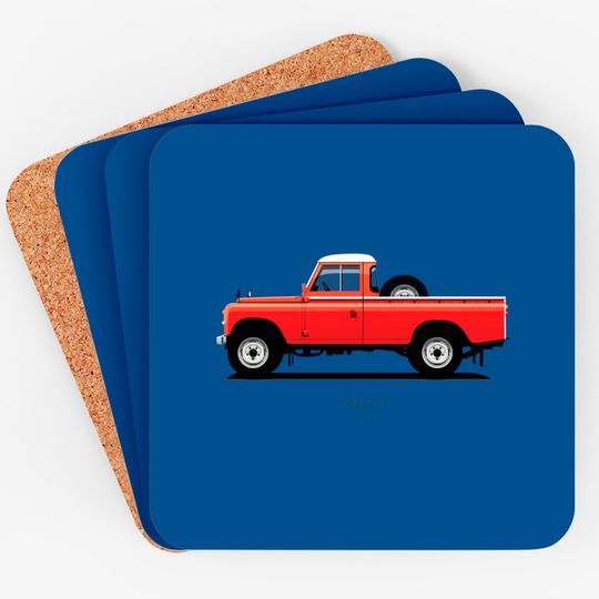 Series 3 PickUp 109 Red - Land Rover - Coasters