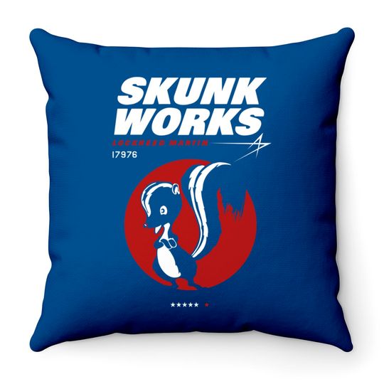 Lockheed Skunk Works - Lockheed Martin - Throw Pillows