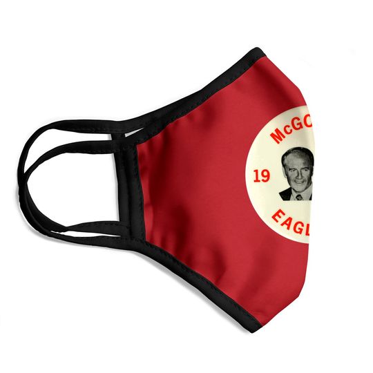McGovern - Eagleton 1972 Presidential Campaign Button - Politics - Face Masks