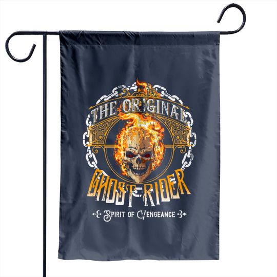 The Original Ghost Rider, distressed - Ghost Rider - Garden Flags