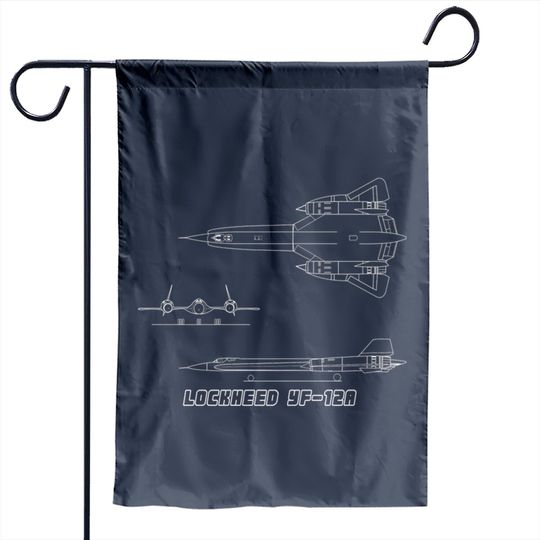 Discover Lockheed YF-12A (Stealth Fighter) (white) - Stealth Fighter - Garden Flags
