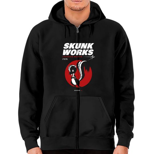 Lockheed Skunk Works - Lockheed Martin - Zip Hoodies
