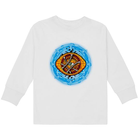 Discover Master of Time - Eye Of Agamotto -  Kids Long Sleeve T-Shirts