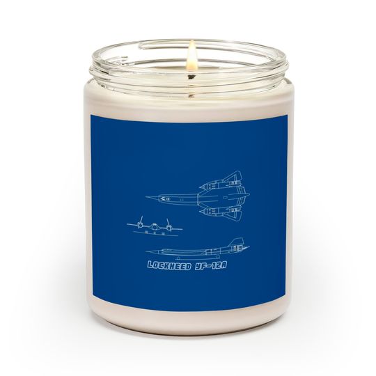 Discover Lockheed YF-12A (Stealth Fighter) (white) - Stealth Fighter - Scented Candles