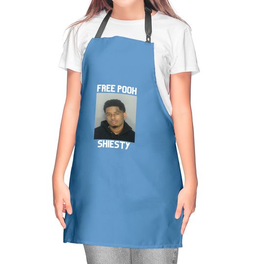 Free Pooh Shiesty Classic Kitchen Aprons