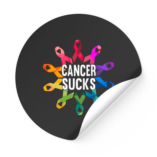 Cancer Sucks Survivor Support Awareness - Cancer Sucks - Stickers