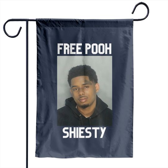 Free Pooh Shiesty Classic Garden Flags