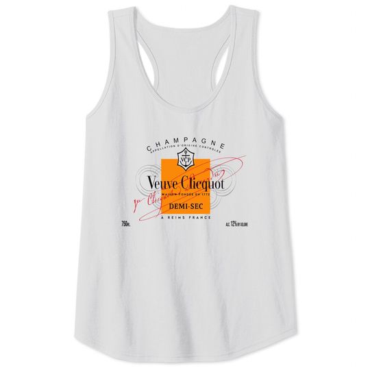 Discover Champagne Veuve Rose Pullover Tank Tops, Champagne Tennis Club Shirt, Orange Champagne Ros Label, Vintage Style Tennis Tee