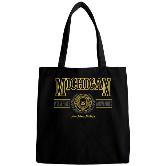 Discover Vintage 90s The University of Michigan Crewneck Bags